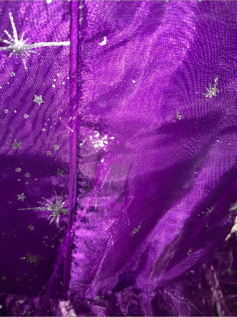 Size: 8 Purple Starry Princess/Fairy Costume Dress